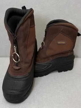 Ranger Flintlock III Men’s Winter Boots Size 12 Brown Insulated Waterproof Zip